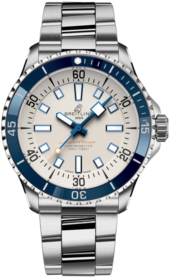 breitling herrklocka a17375e71g1a1 superocean automatic 42
