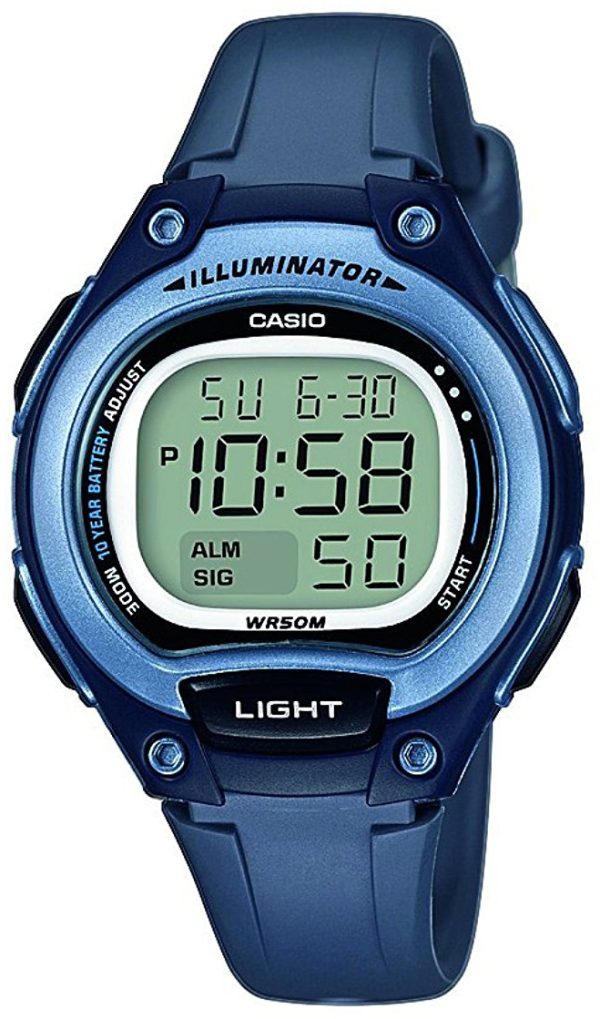 casio damklocka lw-203-2avef collection lcd/resinplast ø34 mm