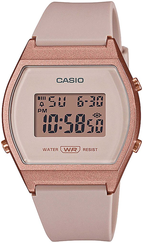 casio damklocka lw-204-4aef vintage lcd/resinplast