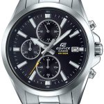 casio herrklocka efv-560d-1avuef edifice svart/stål ø44 mm