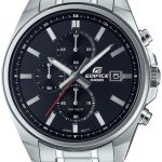 casio herrklocka efv-610d-1avuef edifice svart/stål ø44 mm