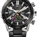 casio herrklocka eqb-2000dc-1aer edifice svart/stål ø47.8 mm