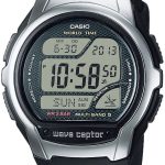 casio herrklocka wv-58r-1aef wave ceptor lcd/resinplast ø44 mm