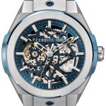 cerruti 1881 herrklocka ciwgr2008103 skelettskuren/gummi ø42 mm