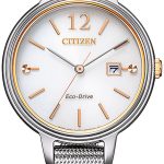 citizen damklocka ew2449-83a eco drive 180 silverfärgad/stål ø31 mm