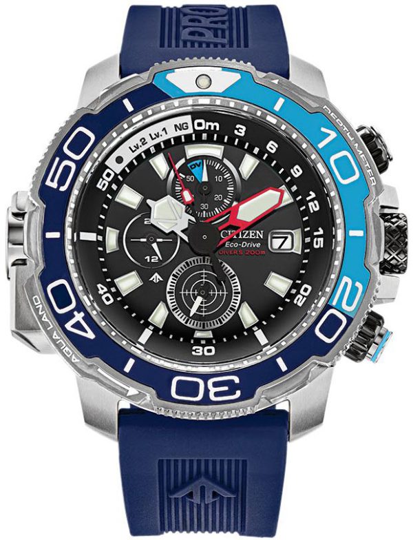 citizen herrklocka bj2169-08e promaster svart/gummi ø47 mm