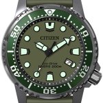 citizen herrklocka bn0157-11x promaster grön/gummi ø44 mm