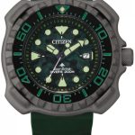 citizen herrklocka bn0228-06w promaster grön/gummi ø46.5 mm