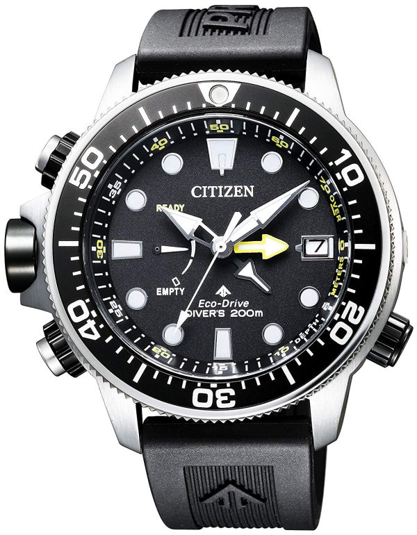 citizen herrklocka bn2036-14e promaster svart/gummi ø46 mm