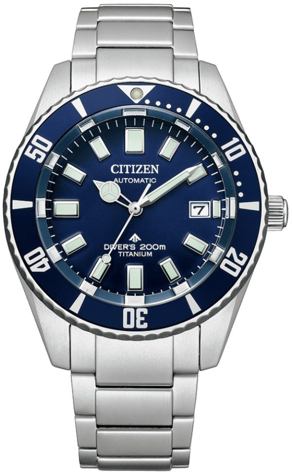 citizen herrklocka nb6021-68l promaster blå/titan ø41 mm