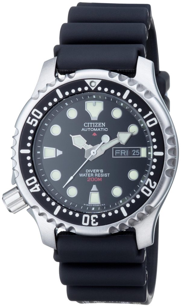 citizen herrklocka ny0040-09ee promaster sea svart/gummi ø42 mm