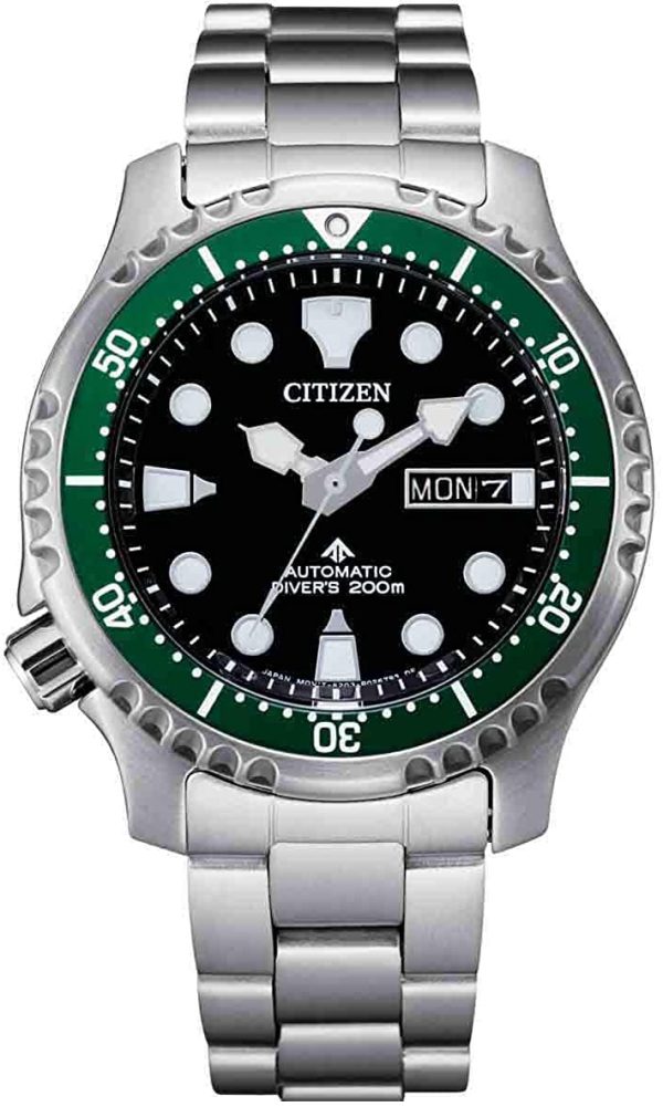 citizen herrklocka ny0084-89ee promaster svart/stål ø42 mm