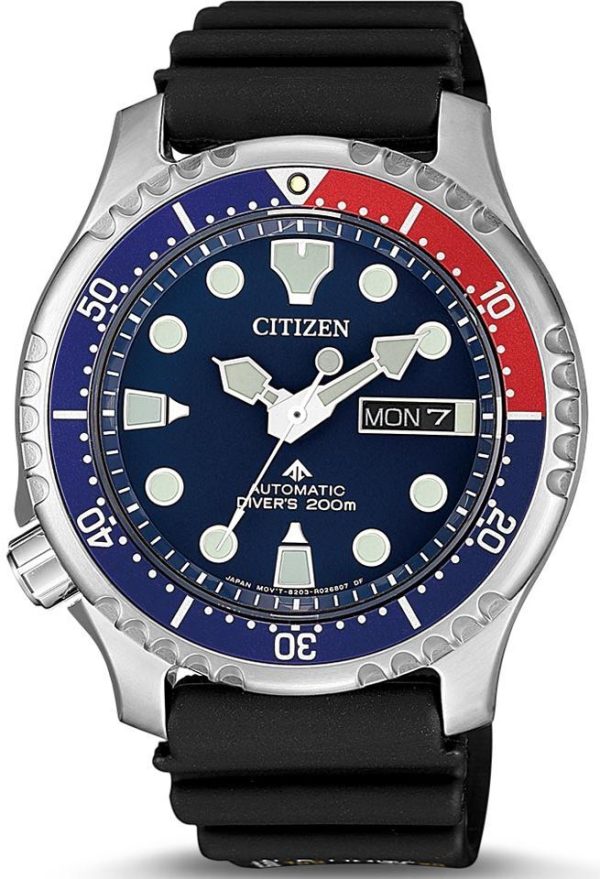 citizen herrklocka ny0086-16le promaster blå/gummi ø42 mm