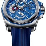 corum herrklocka 277.101.04-f373 ab12 admirals cup blå/gummi ø45 mm