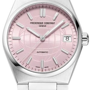 Frederique Constant Damklocka FC-303LP2NH6B Highlife Rosa/Stål Ø34