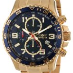 invicta herrklocka 14878 specialty blå/gulguldtonat stål ø45 mm
