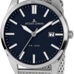 jacques lemans herrklocka 1-2002m vienna blå/stål ø40 mm