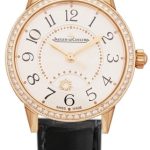 jaeger lecoultre damklocka 3462430 rendez-vous silverfärgad/läder