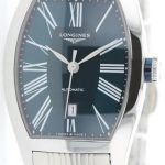 longines damklocka l2.142.4.60.6 evidenza grön/stål