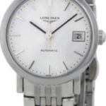 longines damklocka l4.309.4.12.6 elegant vit/stål ø25.5 mm