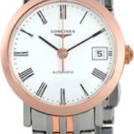 longines damklocka l4.309.5.11.7 elegant vit/stål ø25.5 mm