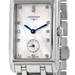 longines damklocka l5.512.4.87.6 dolcevita vit/stål