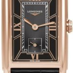 longines damklocka l5.512.8.75.2 dolcevita grå/läder