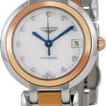 longines damklocka l8.111.5.87.6 primaluna vit/18 karat roséguld