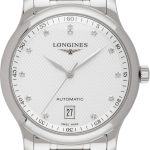 longines herrklocka l2.628.4.77.6 master silverfärgad/stål ø38.5 mm