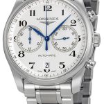 longines herrklocka l2.629.4.78.6 master vit/stål ø40 mm