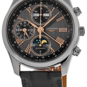 Longines Herrklocka L2.673.4.61.2 Master Collection Grå/Läder Ø40
