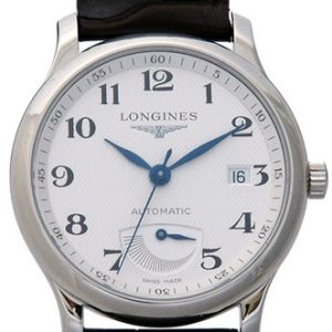 Longines Herrklocka L2.708.4.78.3 Master Silverfärgad/Läder Ø38.5
