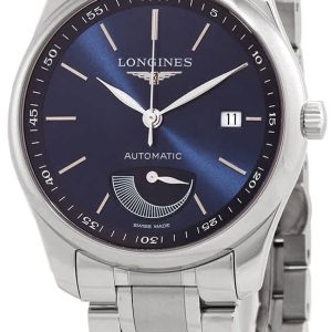 Longines Herrklocka L2.908.4.92.6 Master Blå/Stål Ø40 mm