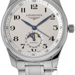 longines herrklocka l2.909.4.78.6 master silverfärgad/stål ø40 mm
