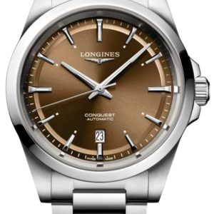 Longines Herrklocka L3.830.4.62.6 Conquest Brun/Stål Ø41 mm