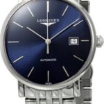 longines herrklocka l4.910.4.92.6 elegant blå/stål ø39 mm