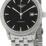 longines herrklocka l4.984.4.52.6 flagship svart/stål ø40 mm