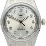 longines l3.410.4.63.6 spirit silverfärgad/stål ø37 mm