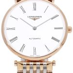 longines l4.918.1.91.7 la grande classique de vit/stål ø38 mm