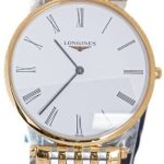 longines l4.918.2.11.7 la grande classique de vit/stål ø38 mm