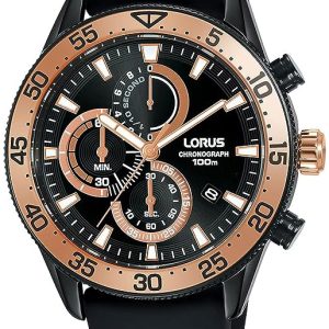 Lorus Herrklocka RM339FX9 Sports Svart/Gummi Ø45 mm