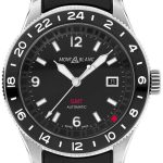 montblanc 1858 herrklocka 129766 svart/gummi ø42 mm