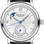 montblanc damklocka 119959 star silverfärgad/läder ø36 mm