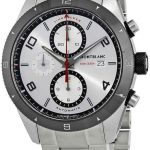 montblanc herrklocka 116099 timewalker silverfärgad/stål ø43 mm