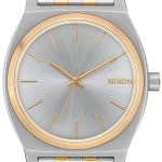 nixon damklocka a0451921-00 silverfärgad/gulguldtonat stål ø37 mm