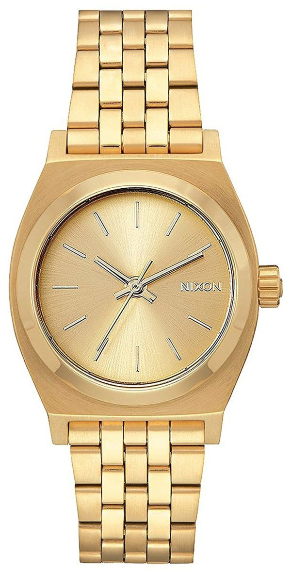 nixon damklocka a1130502-00 the time teller guld/gulguldtonat stål