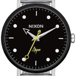 nixon damklocka a12382971-00 svart/stål ø39 mm