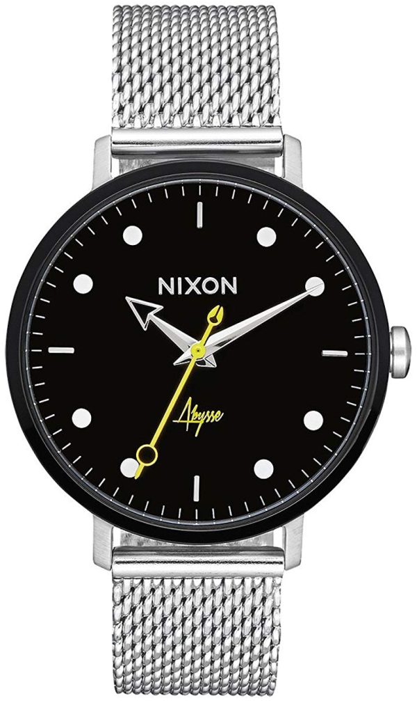 nixon damklocka a12382971-00 svart/stål ø39 mm