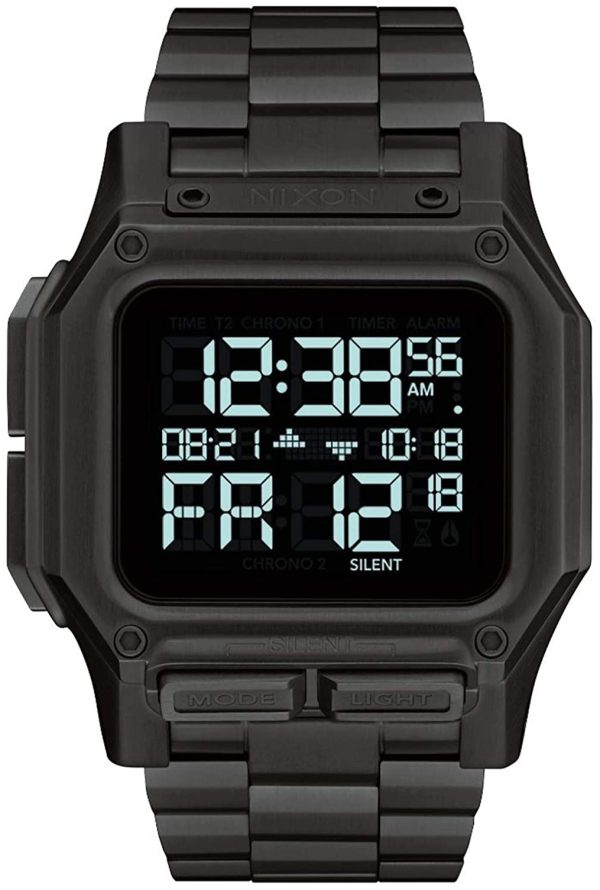 nixon herrklocka a1268001-00 lcd/stål