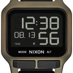nixon herrklocka a1320-1085-00 the heat lcd/gummi